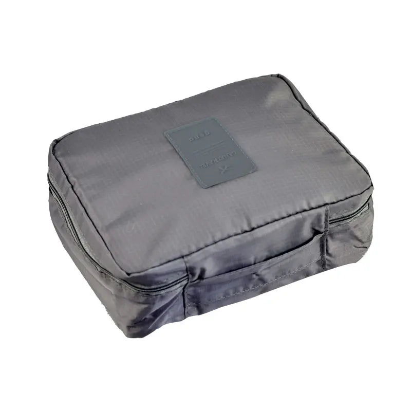 Grey Outdoor First Aid Kit Travel Bag - Durable All-in-One Emergency Solution