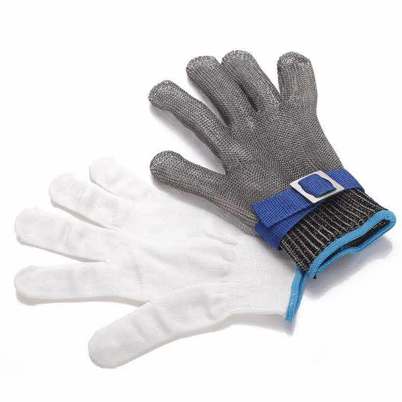 Anti-Cutting Gloves - Stainless Steel Safety Hand Protection