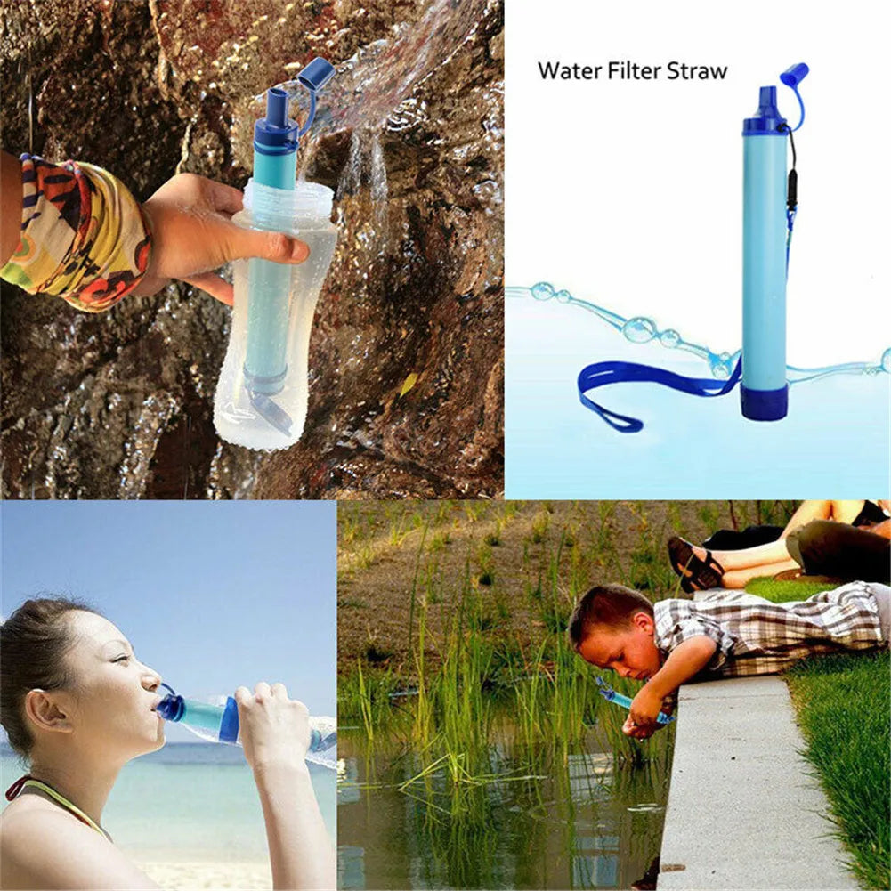 Portable Water Filter Purifier 1500L - 99.9% Filtration Emergency System