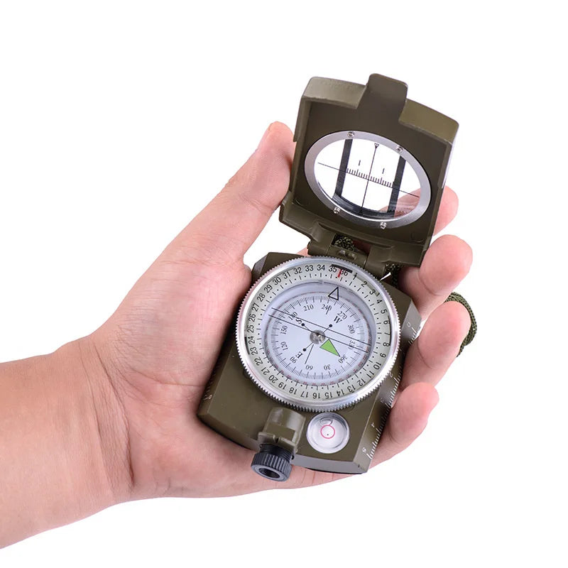 High Quality Military Compass - Waterproof Aluminum Navigation Tool