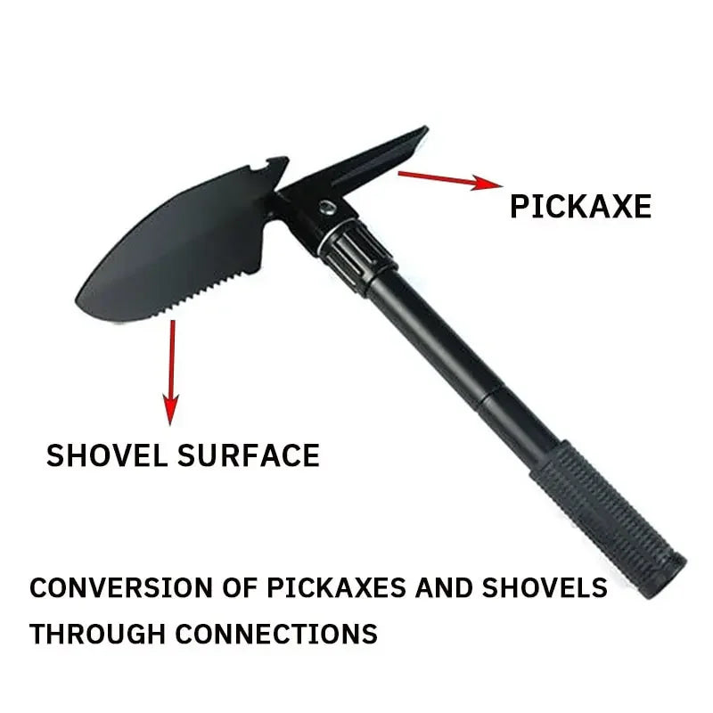 Military Portable Folding Shovel - Versatile Outdoor Digging Tool