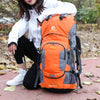 Camping Hiking Backpacks 60+5L - External Frame Pack with Rain Cover
