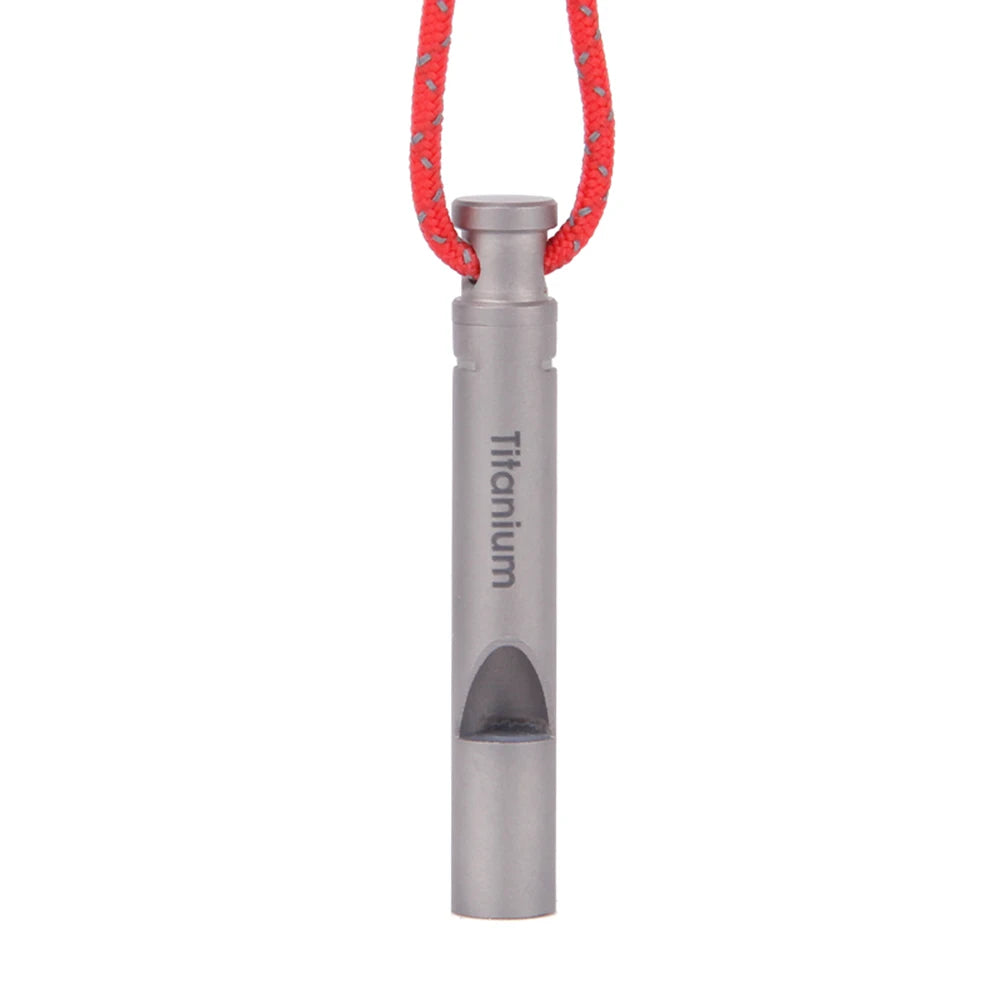 Titanium Emergency Survival Whistle - High-Quality Outdoor Safety Signal