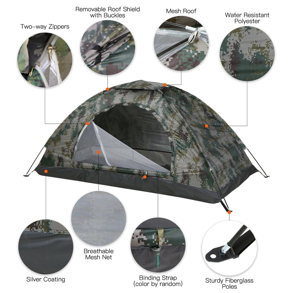 2 Person Outdoor Camping Tent