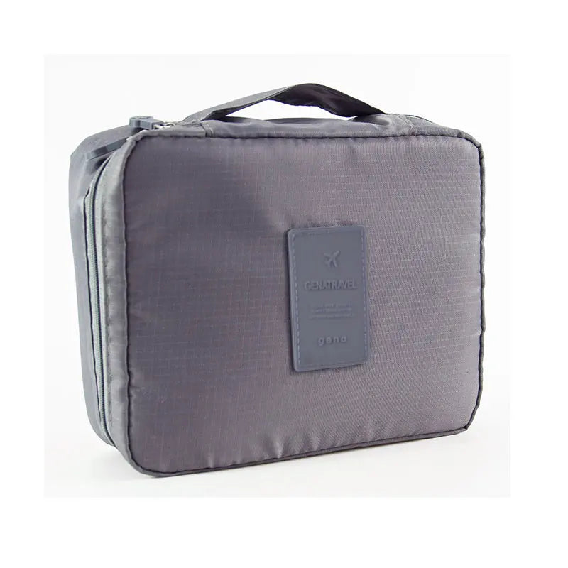 Grey Outdoor First Aid Kit Travel Bag