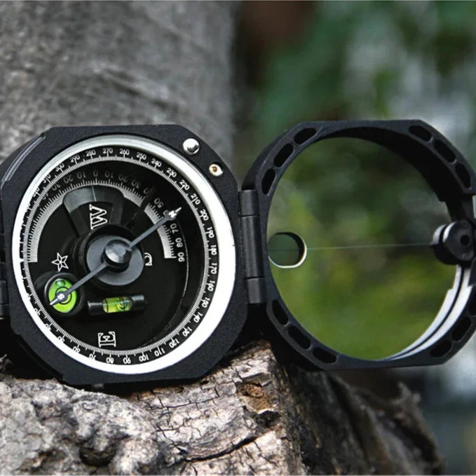 Professional Geological Compass - Waterproof Handheld Navigation Tool for Hiking & Outdoor Exploration