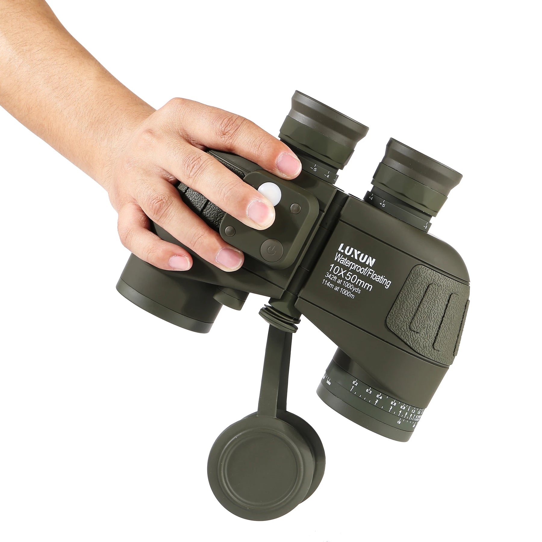 10X50 HD Waterproof Binoculars - Professional BAK4 Prism Optics for Outdoor Use