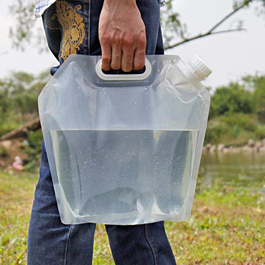Portable Camping Hiking Foldable Water Storage - Lightweight Collapsible Container