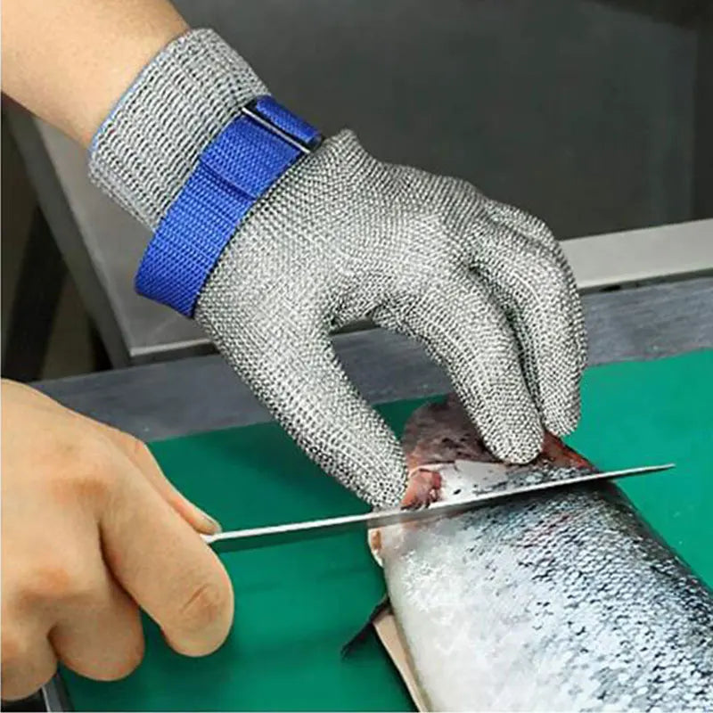 Anti-Cutting Gloves - Stainless Steel Safety Hand Protection
