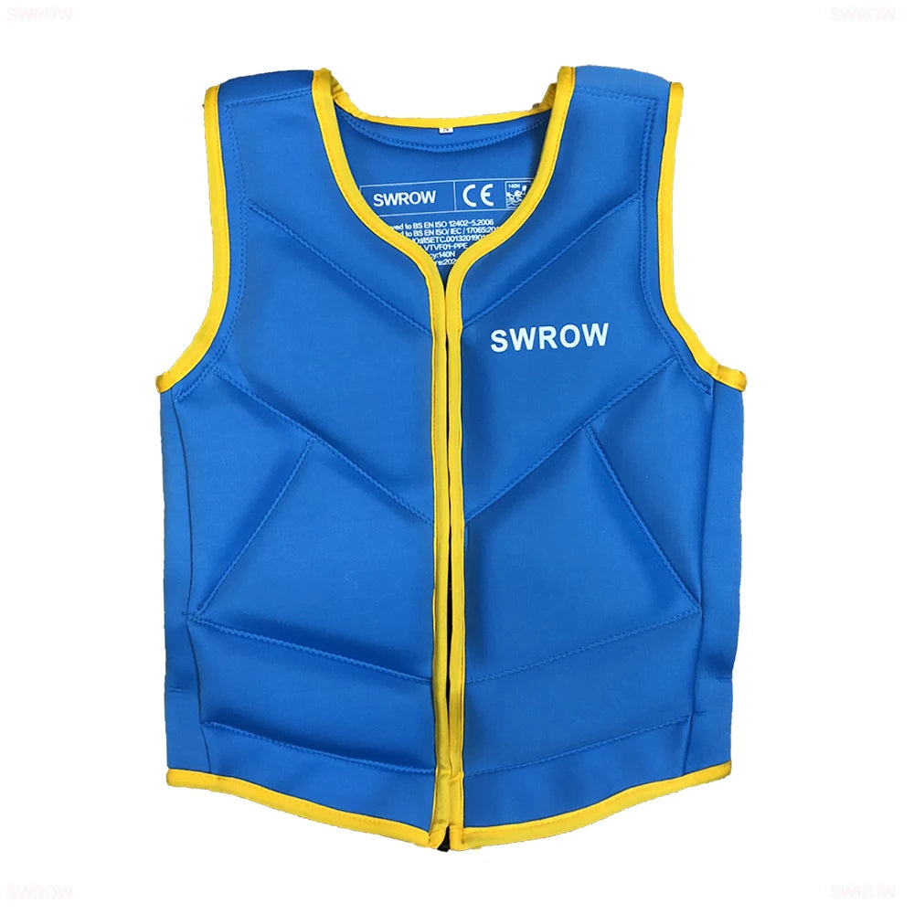Kids Neoprene Life Vest - Professional Water Safety Flotation Device