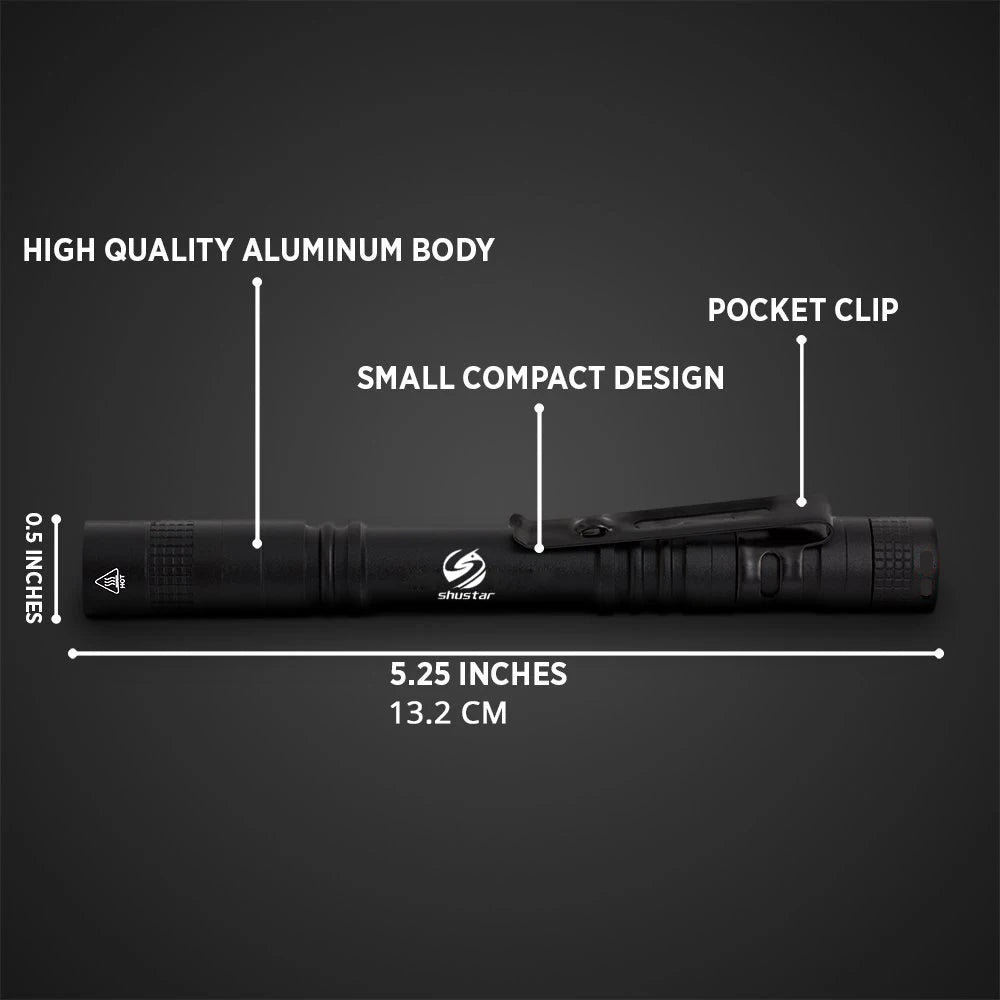 Pen Light Mini Portable LED Flashlight