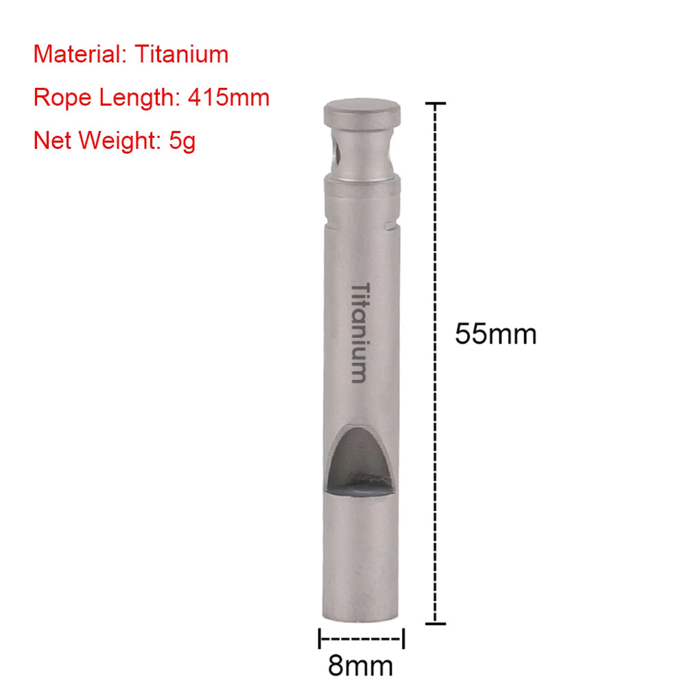 Titanium Emergency Survival Whistle