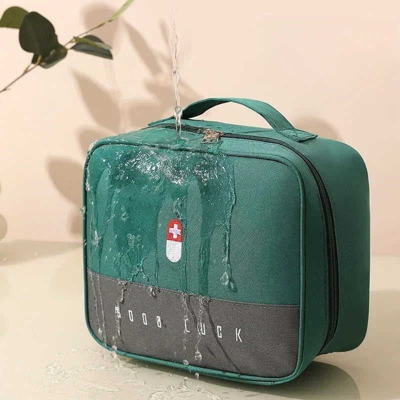 Medical Storage FirstAid Kit Home Waterproof Storage Bag - Premium Oxford Material
