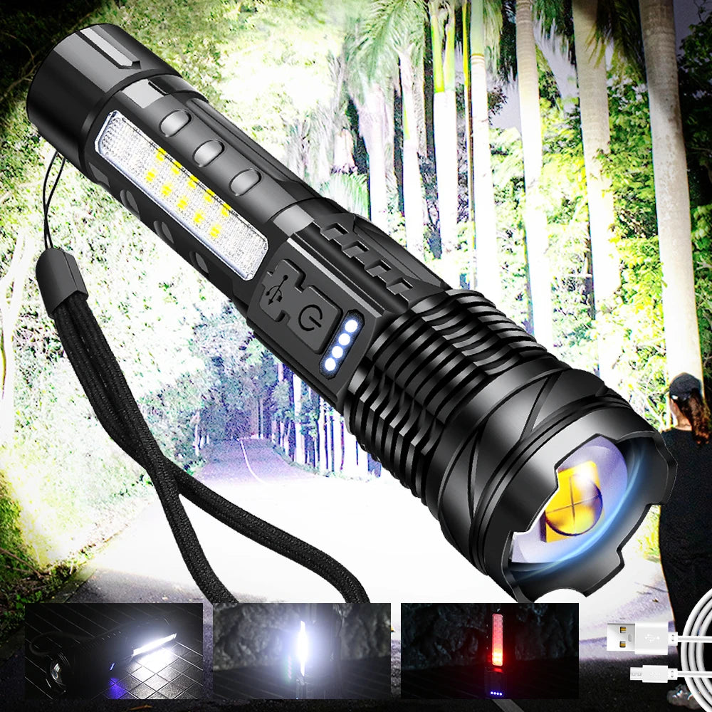 High-power LED Rechargeable Flashlight