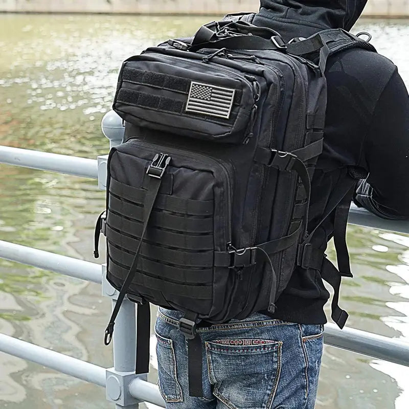 Men Army Tactical Backpack - 36-55L Multi-Pocket Military Pack