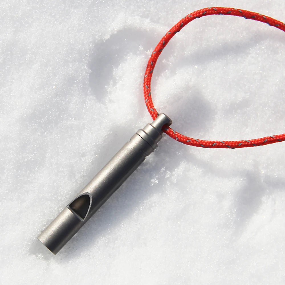 Titanium Emergency Survival Whistle