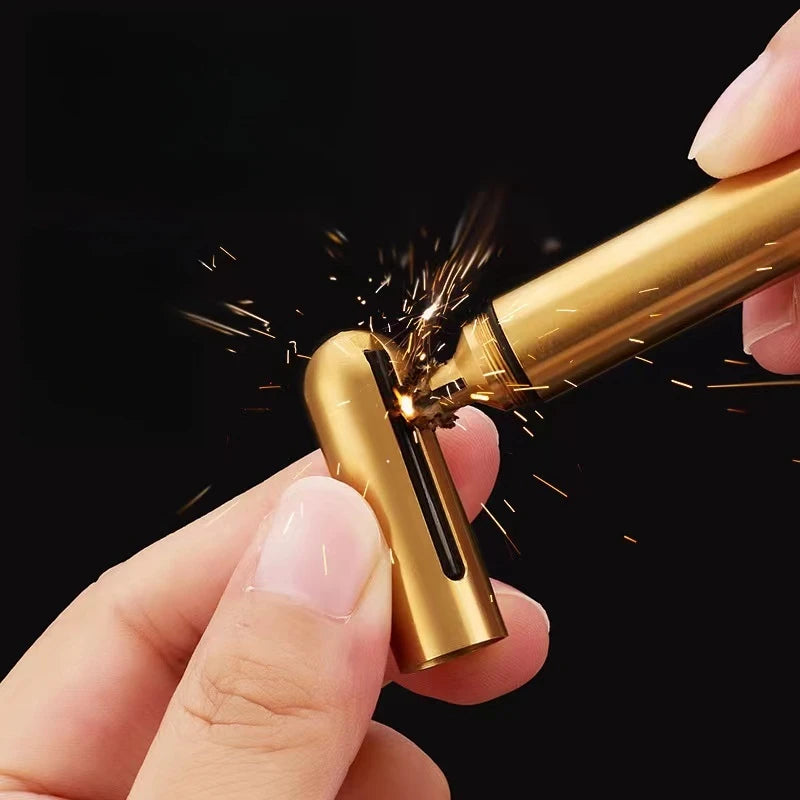 Mini Waterproof Kerosene Lighter - Durable Metal Fire Starter