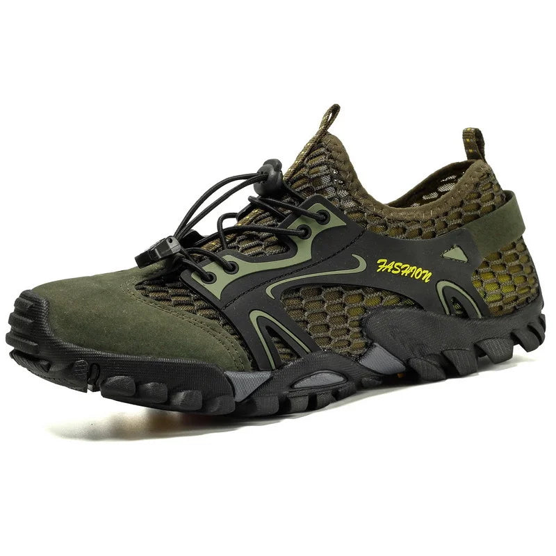 Non-Slip Hiking Tactical Shoes - Durable Rubber Outdoor Footwear