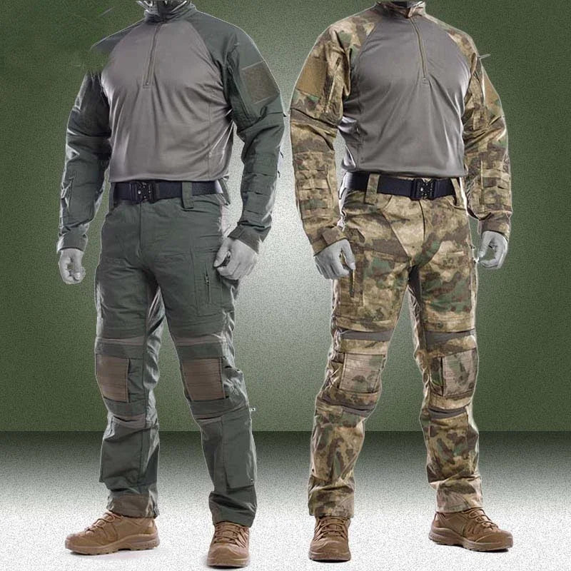Camouflage Frog Suit - Tactical Cotton Polyester Combat Uniform