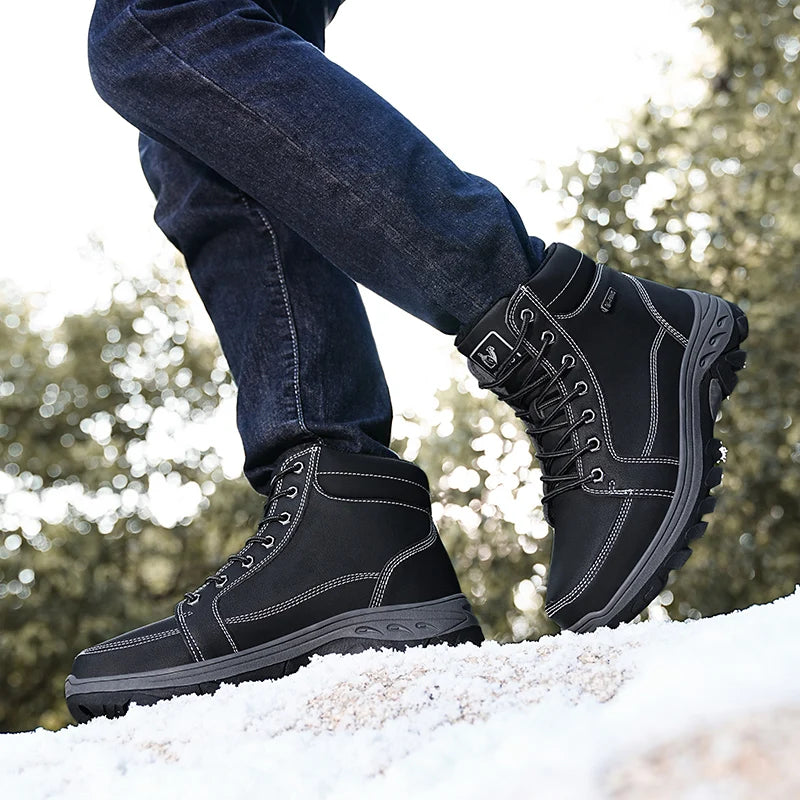 Light Warm Antislip Leather Boots