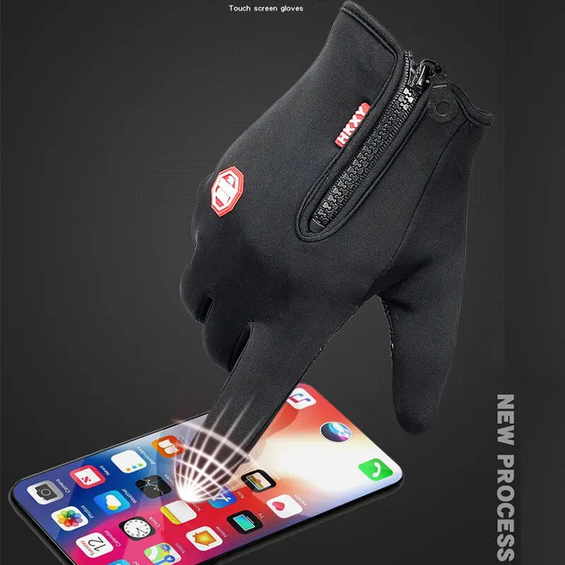 Men's Full Finger Leather Gloves - Premium Quality Hand Protection