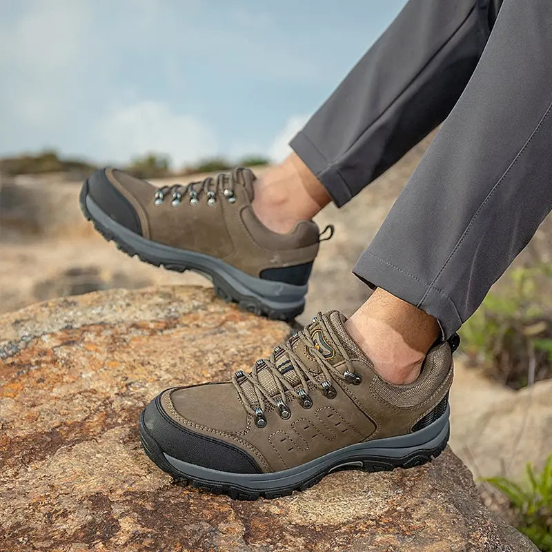 Durable Waterproof Anti-Slip Outdoor Climbing Trekking Shoes - Professional Hiking Boots