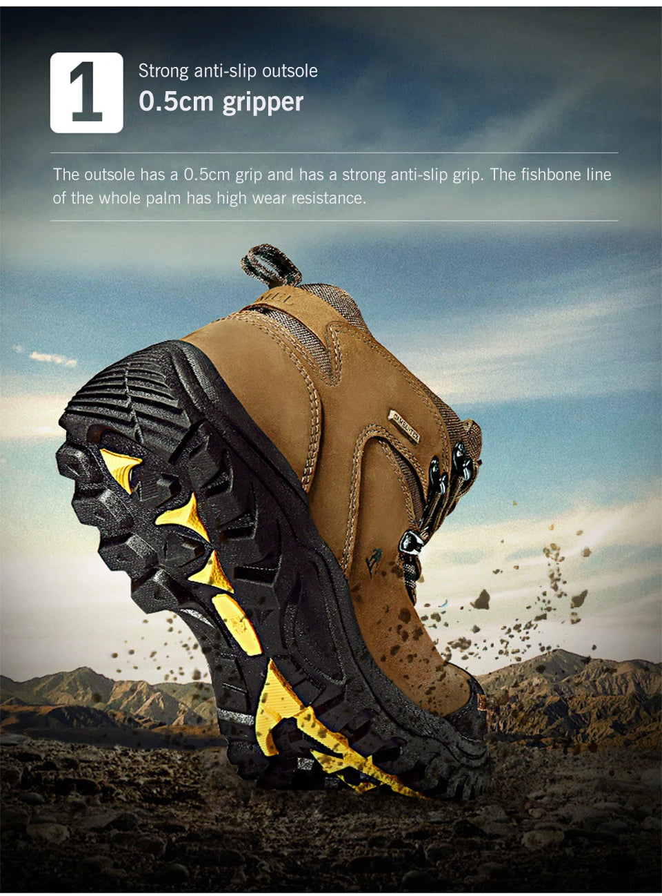 Outdoor High Top Hiking Boots